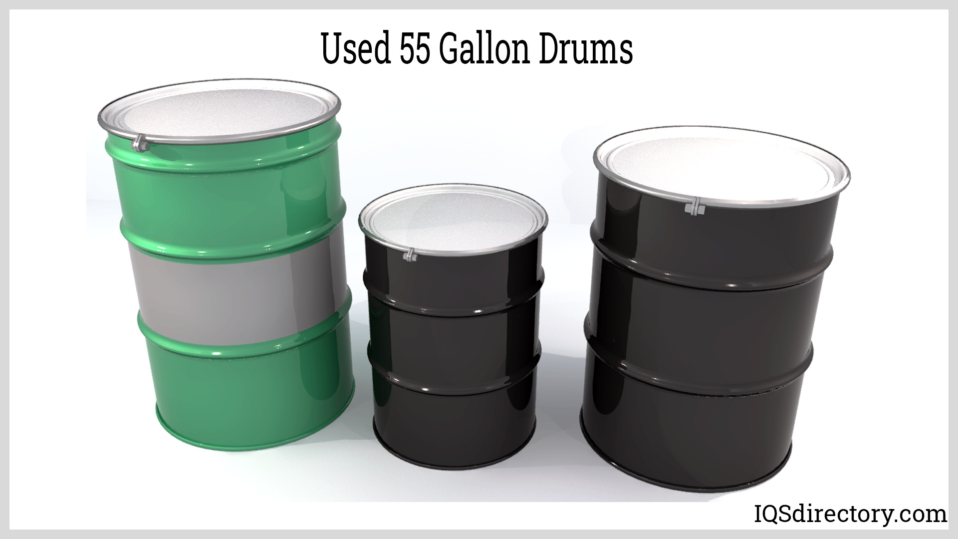 used 55 gallon metal drums