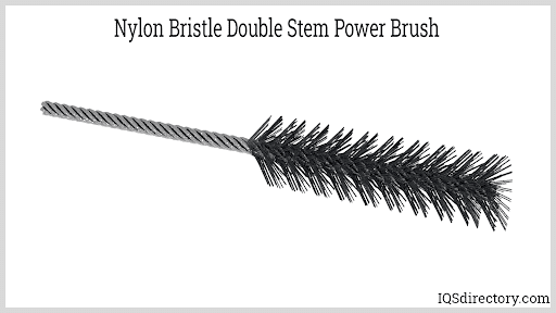 Nylon Bristle Double Stem Power Brush