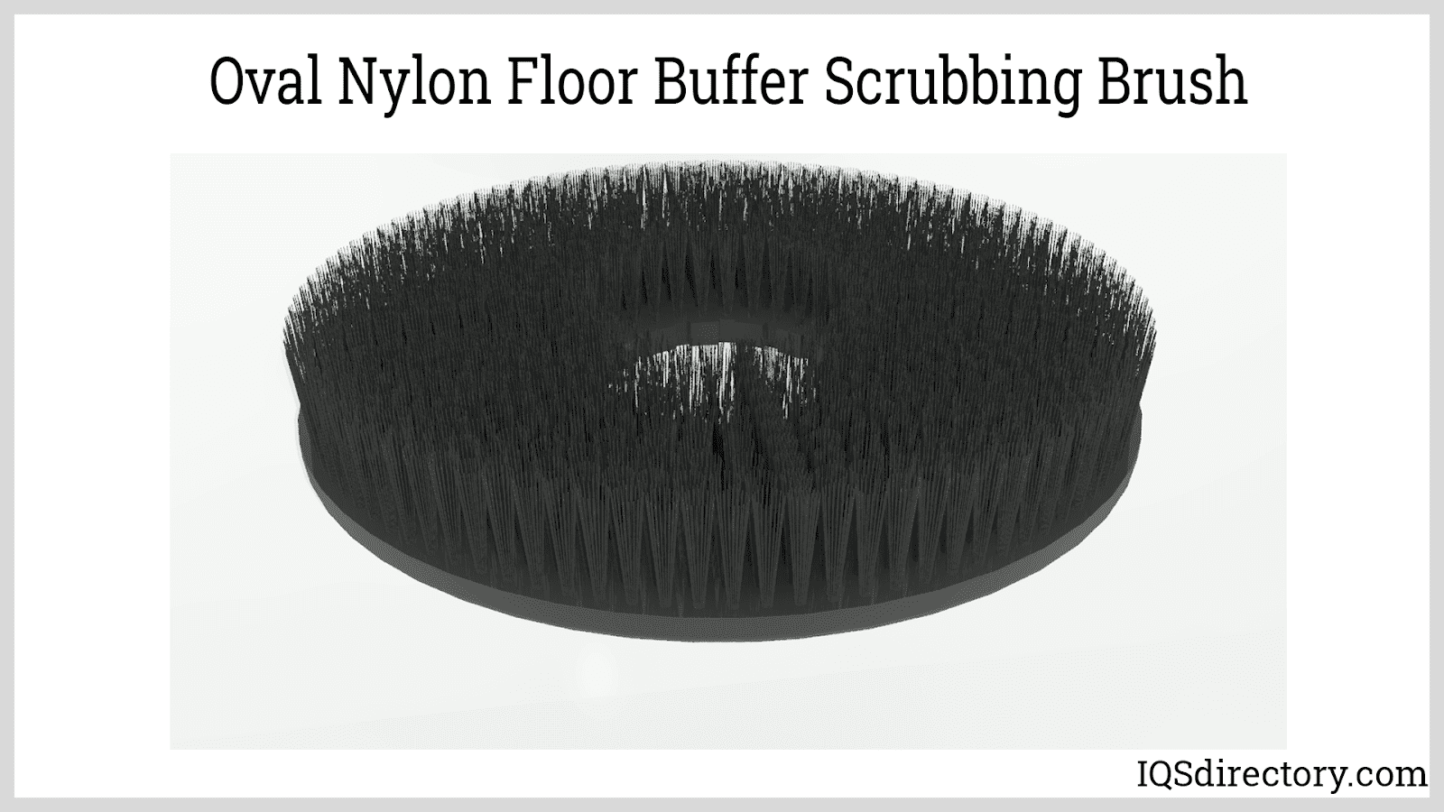 Oval Nylon Floor Buffer Scrubbing Brush