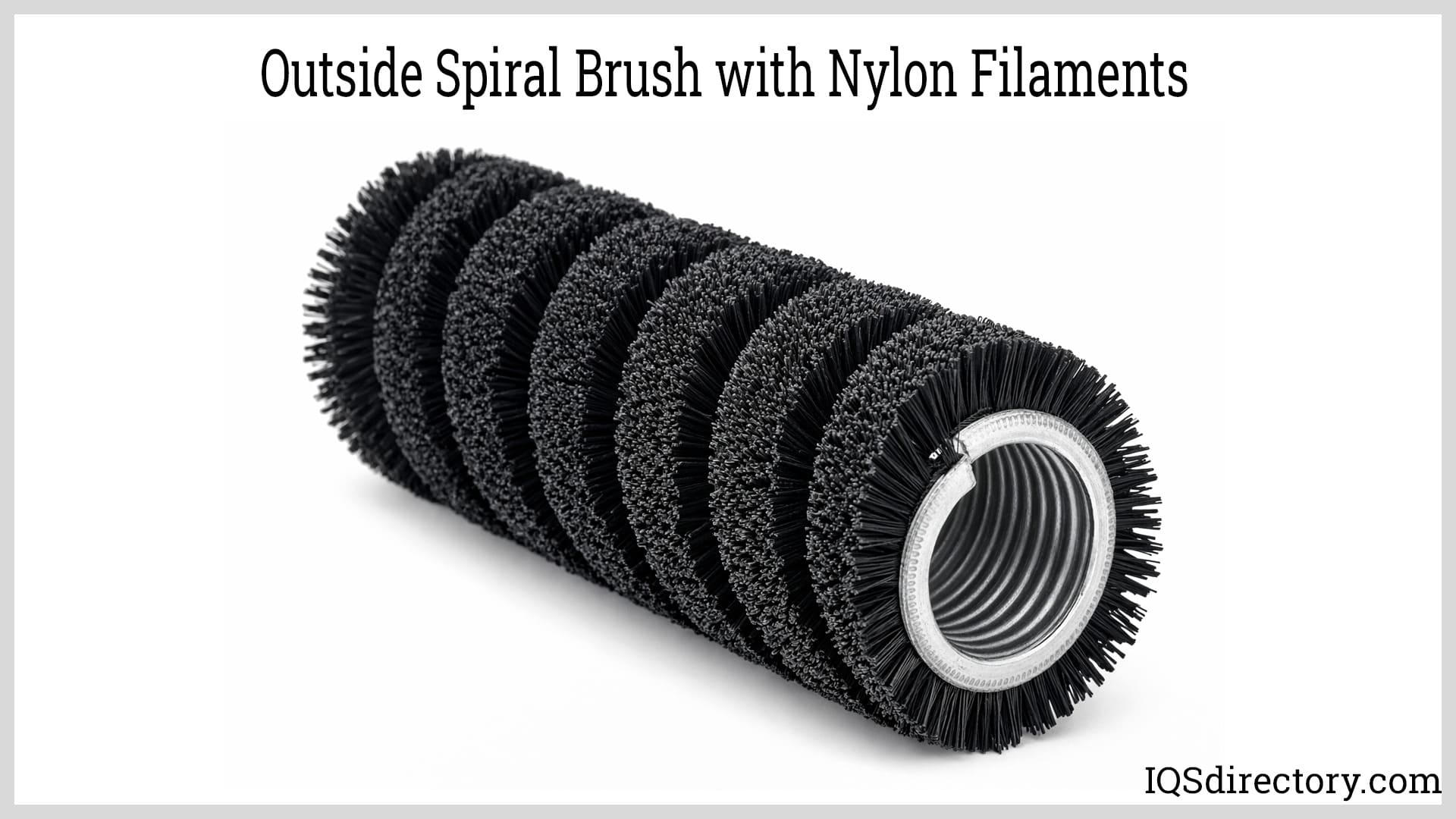 Outside Spiral Brush with Nylon Filaments