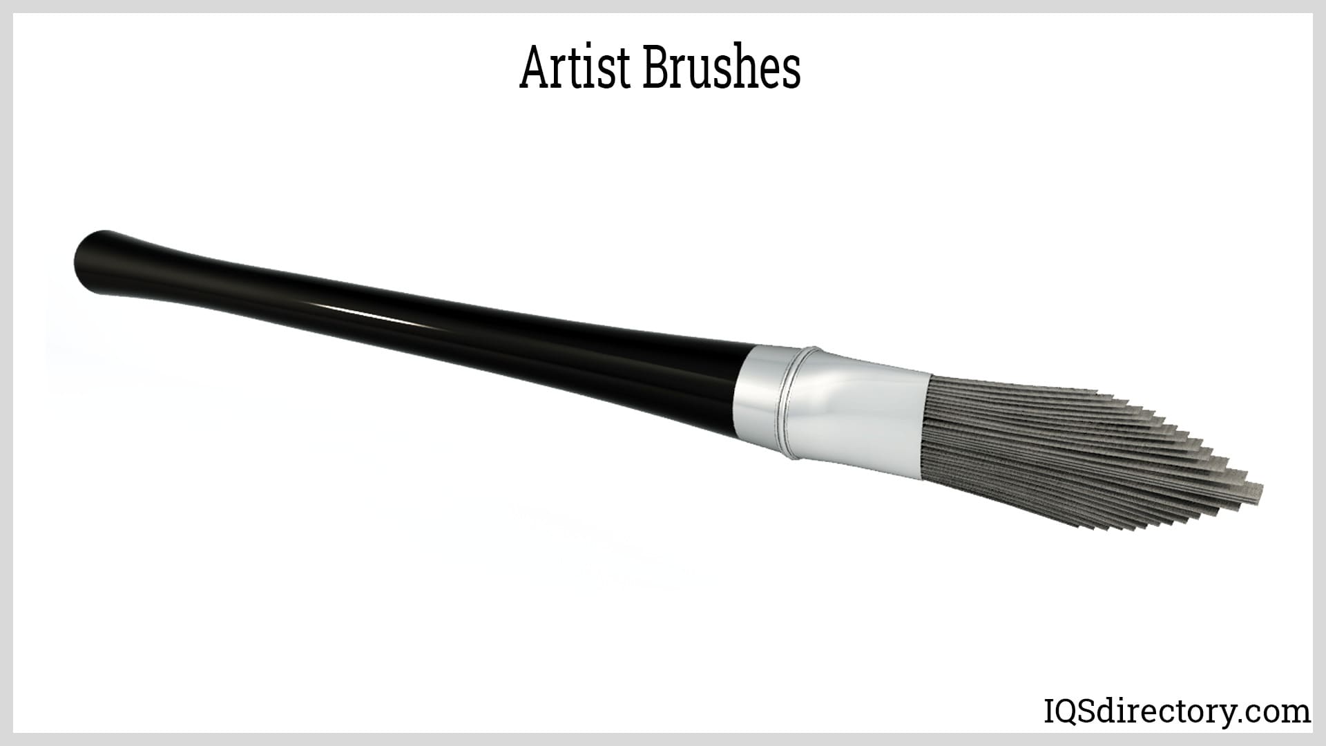 Flat Brush, Bristles, 1. strength, No. 4 inch Brushes