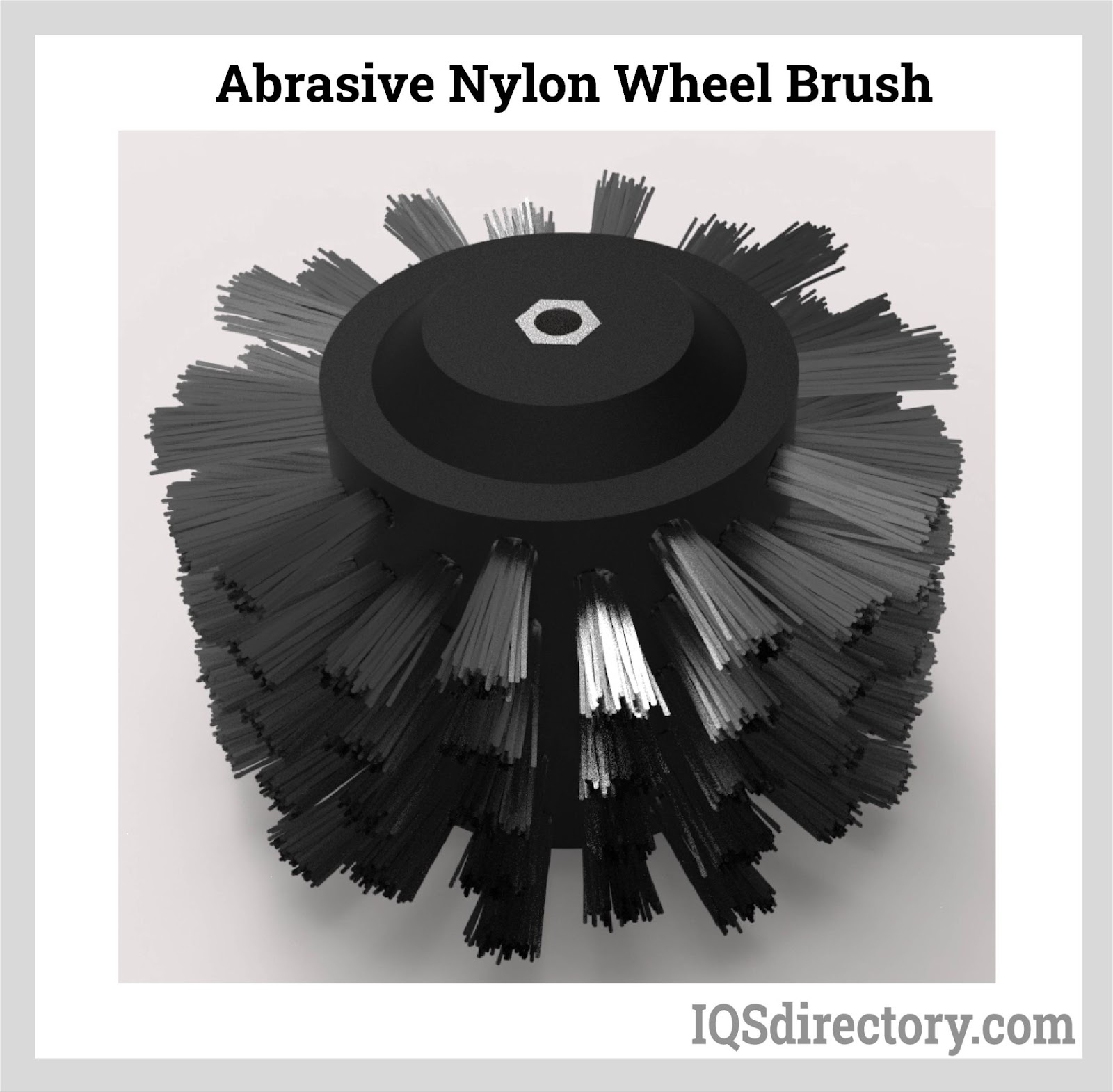 Nylon Copper Center Wheel Brush