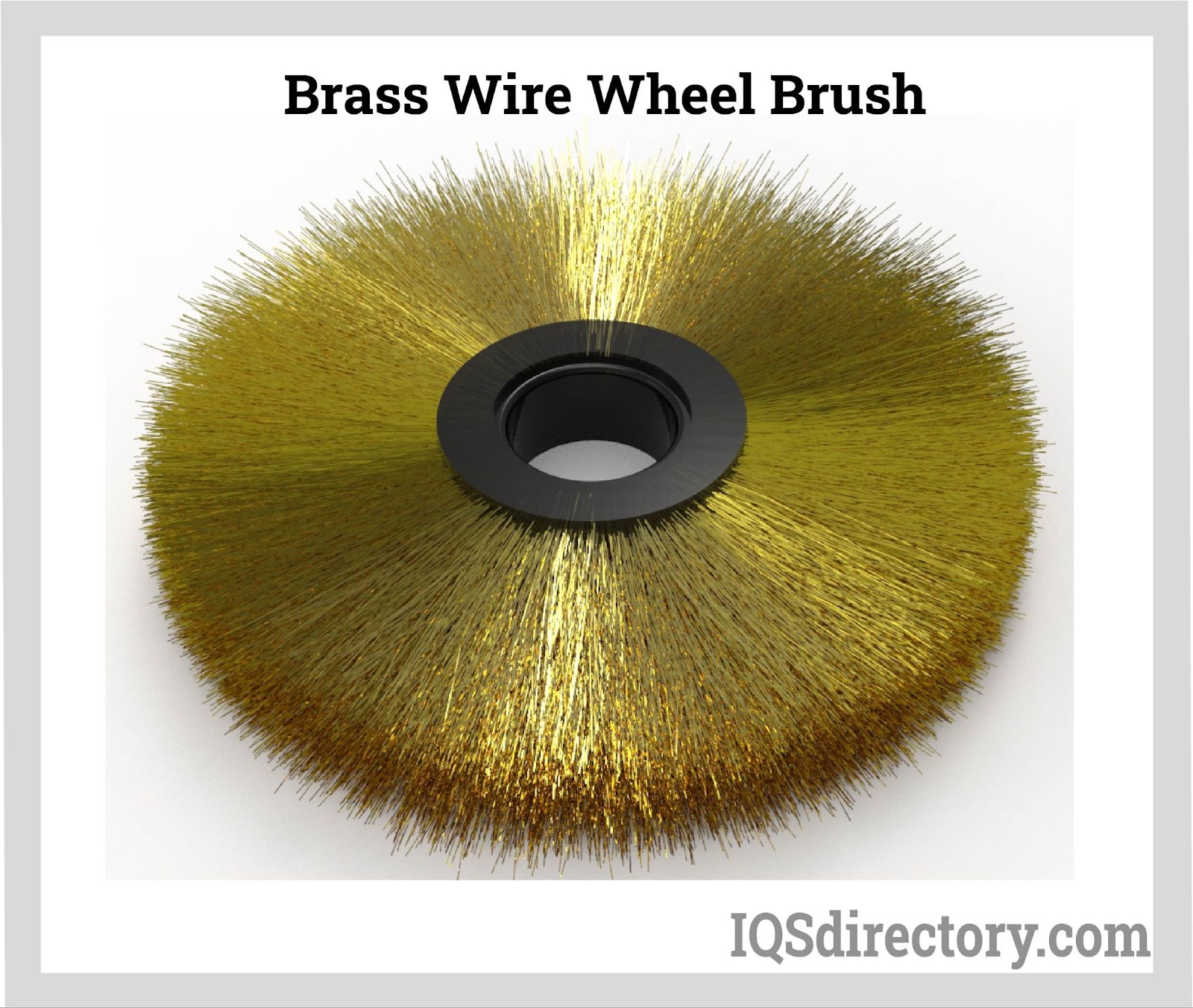 Brass Wire Wheel Soft Brass Brush Set For Bench Grinder Metal