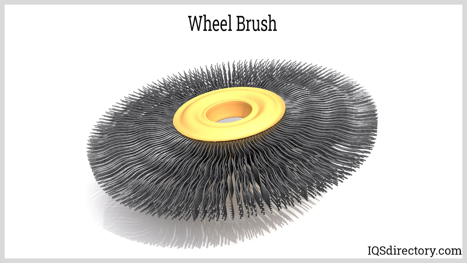 Heavy Duty Brass Wire Brush Wheel / Steel Wheel Brush For Cleaning