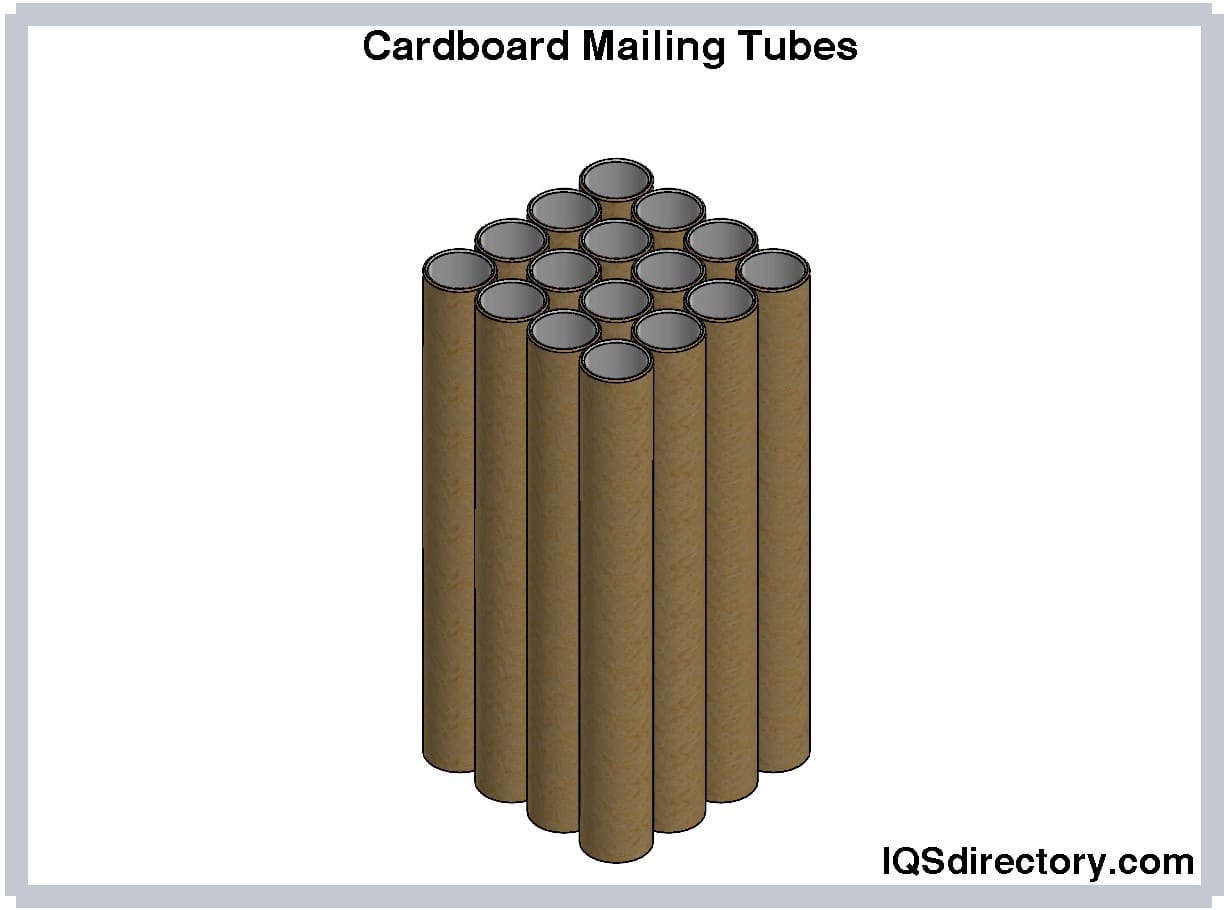 Cardboard Mailing Tubes, Small Long Tube for Shipping Documents/Lamp