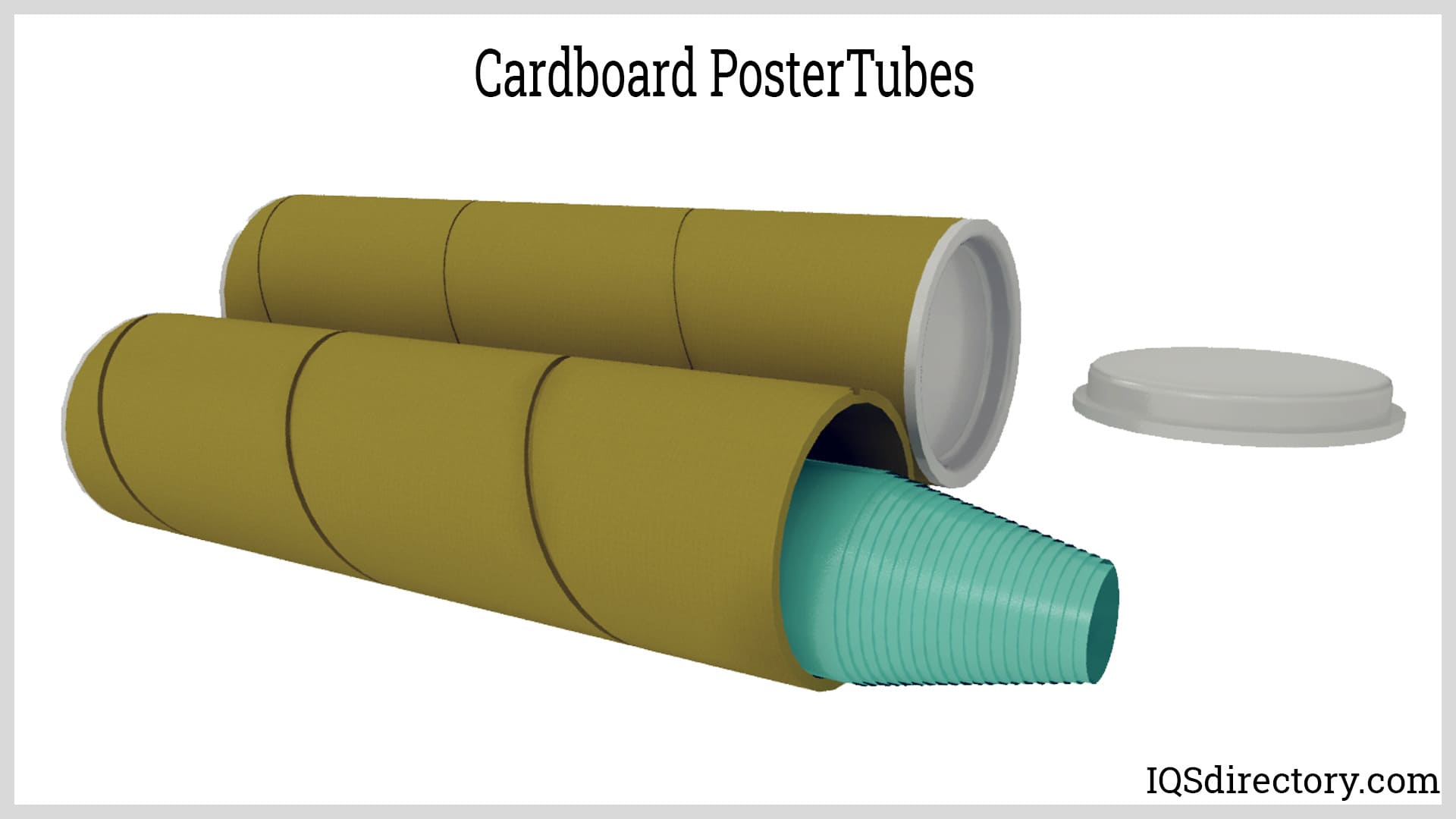 Expandable Poster Tube with Strap for Posters, Documents, Artwork