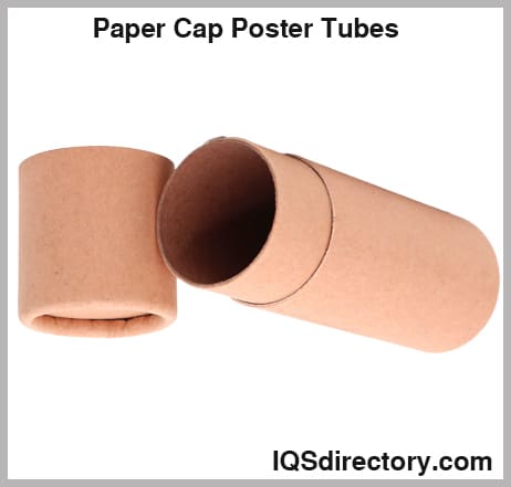 Poster Tube Round with Caps Long Cardboard for Blueprints Artwork Shipping