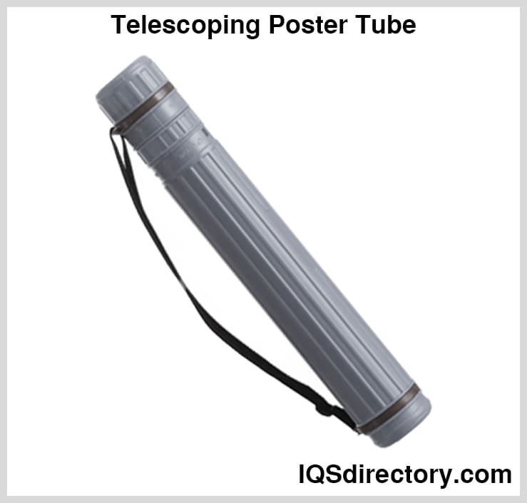 Extendable Poster Tubes with Strap 2-Pack - Storage Document