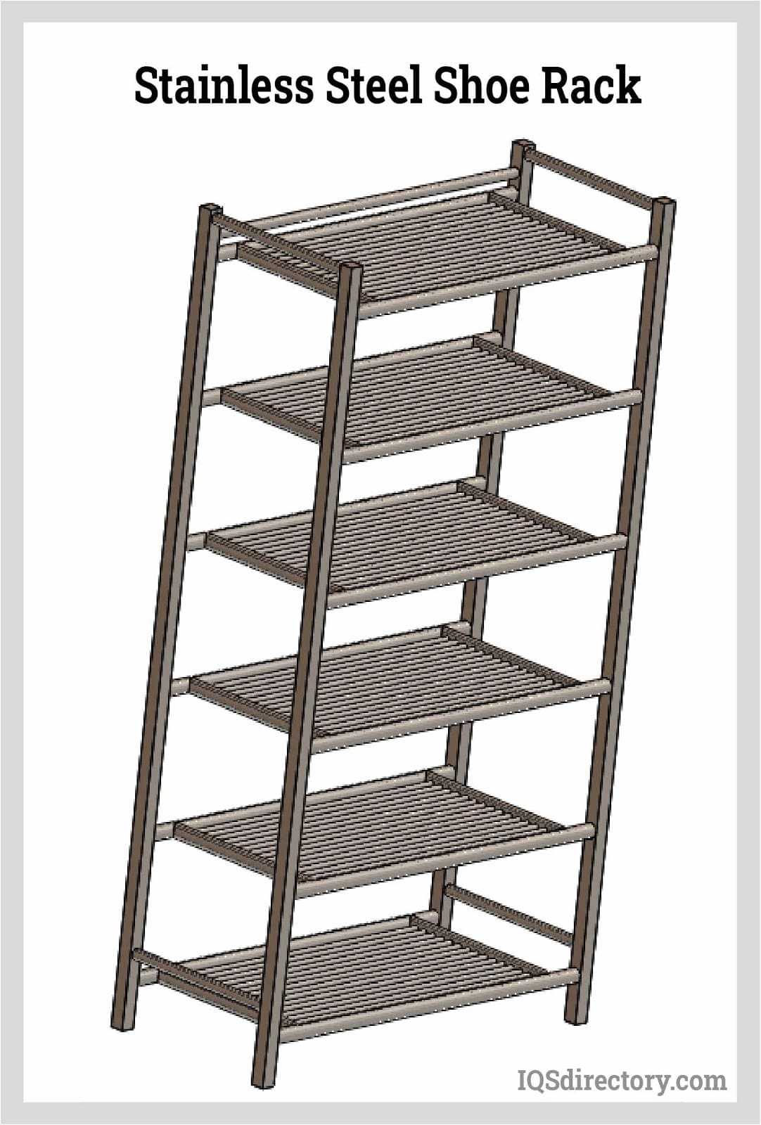 Stainless Steel Shoe Rack