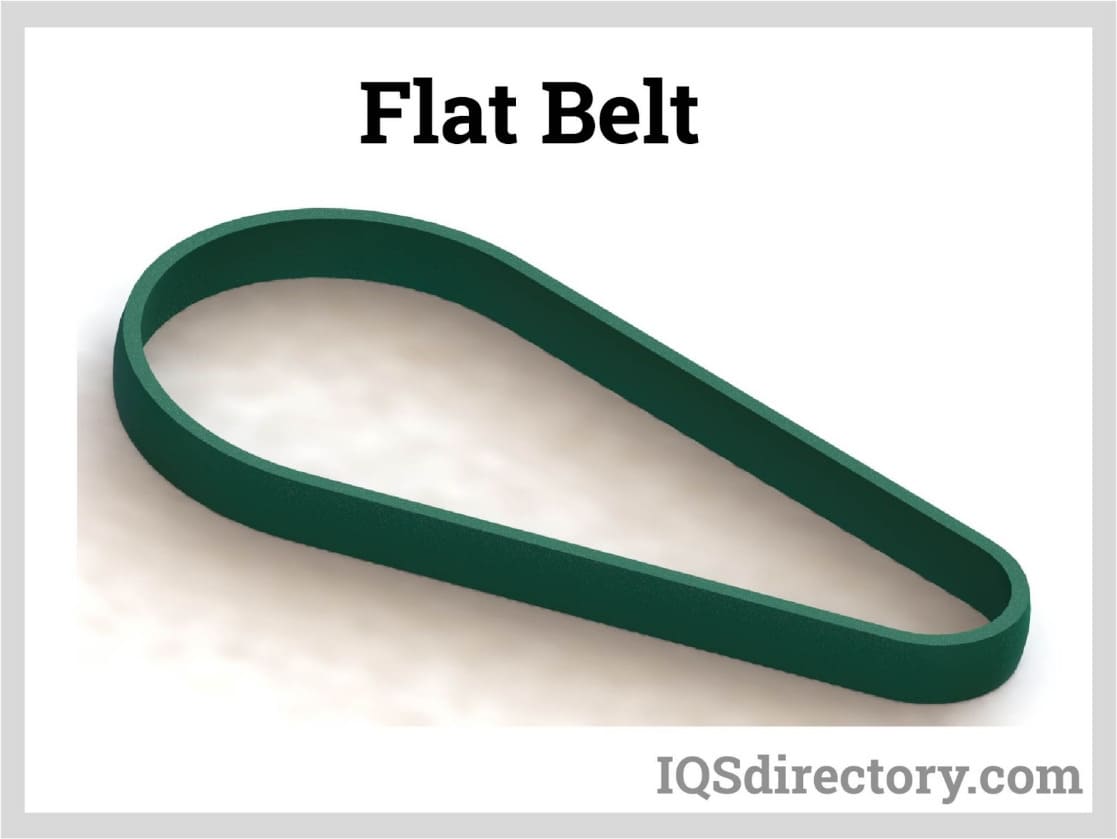 Flat Belts: Types, Materials Used, Applications and Advantages