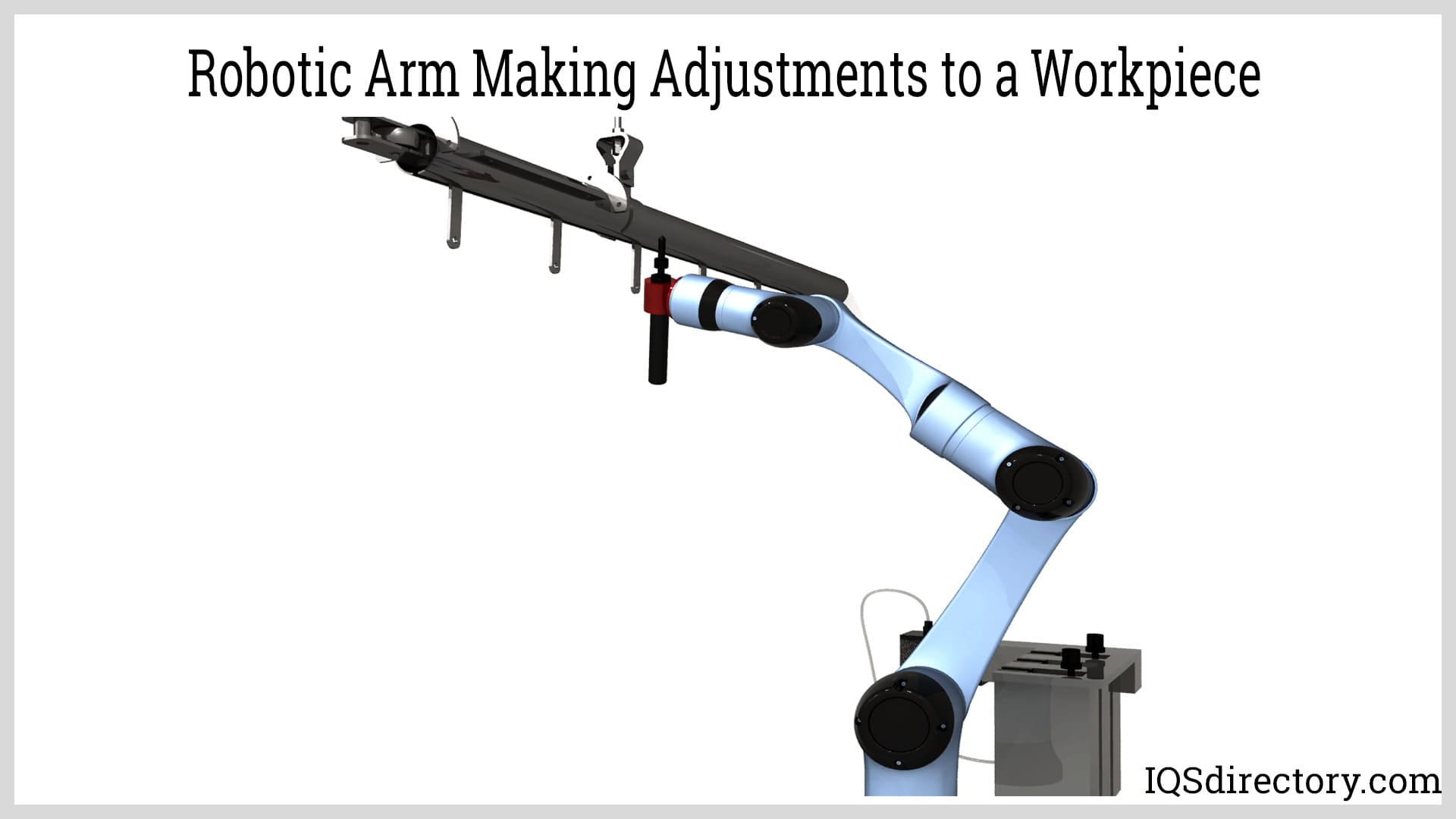 Robotic Arm Making Adjustments to a Workpiece