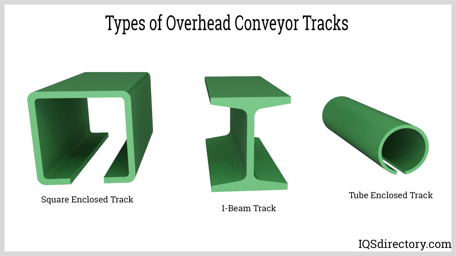 Types of Overhead Conveyor Tracks