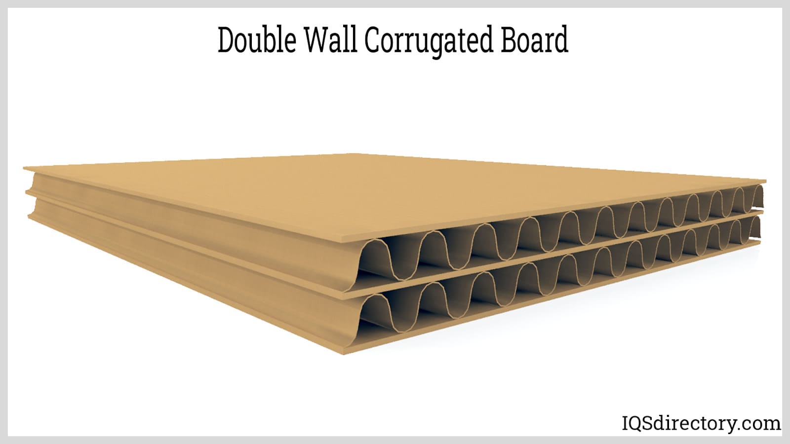 Wave E - Fluting Single Face Corrugated Packaging Carton Board Sheet