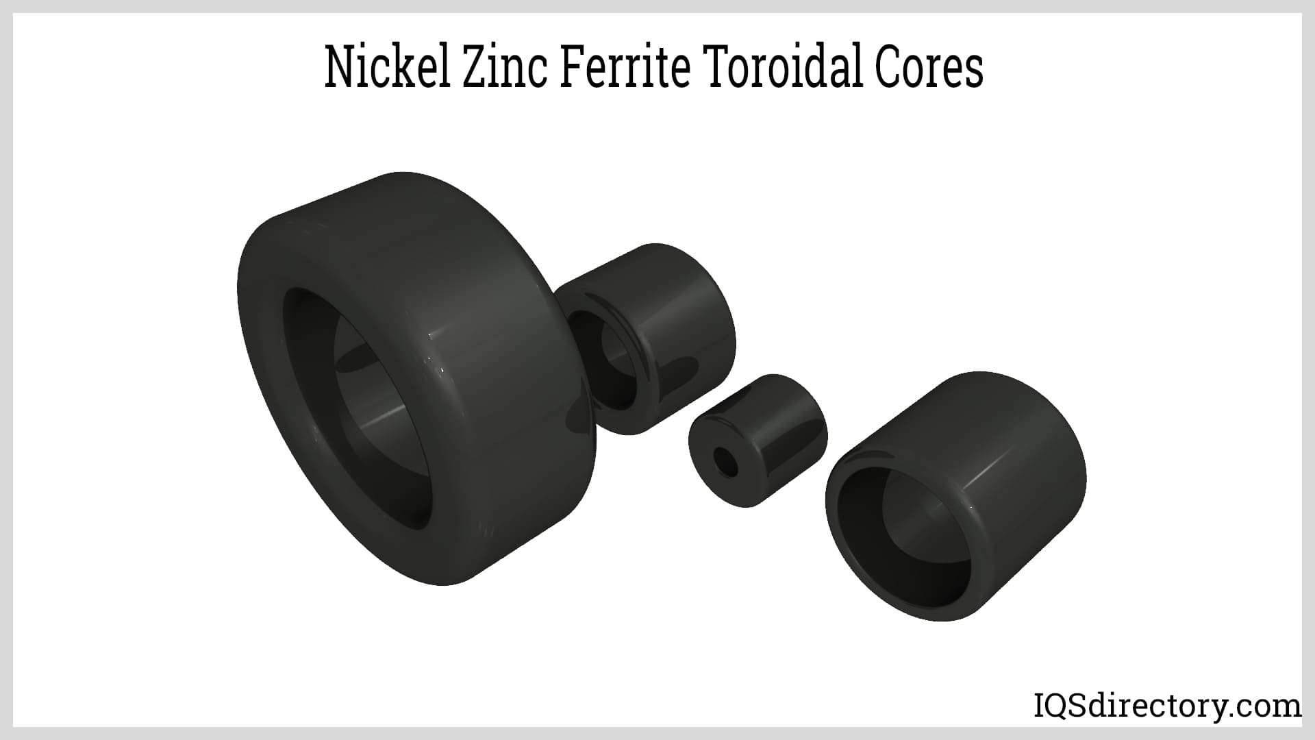 Nickel Zinc Ferrite Toroidal Cores