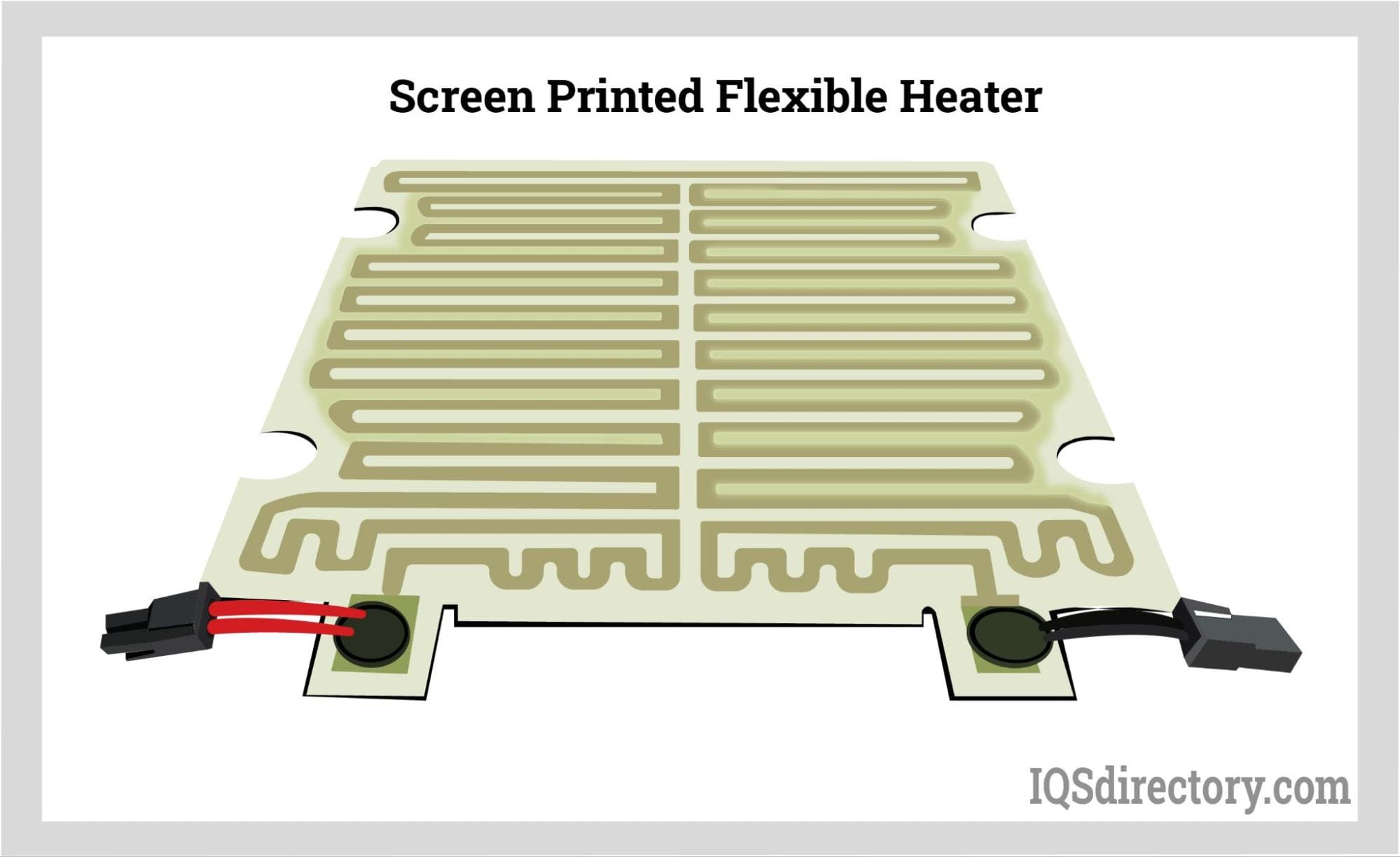 Screen Printed Flexible Heater