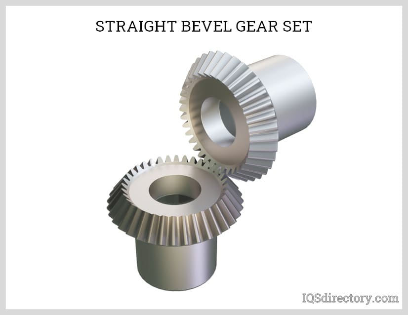 Bevel gears in steel, ratio 1:1 toothing milled, straight teeth