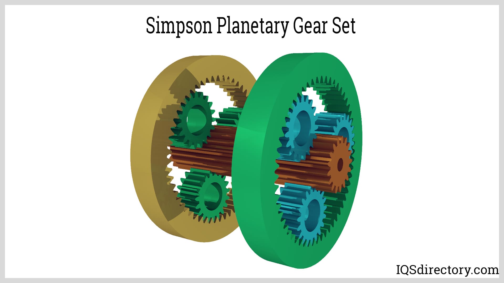 Rings definition of the mechanical epicyclic gear