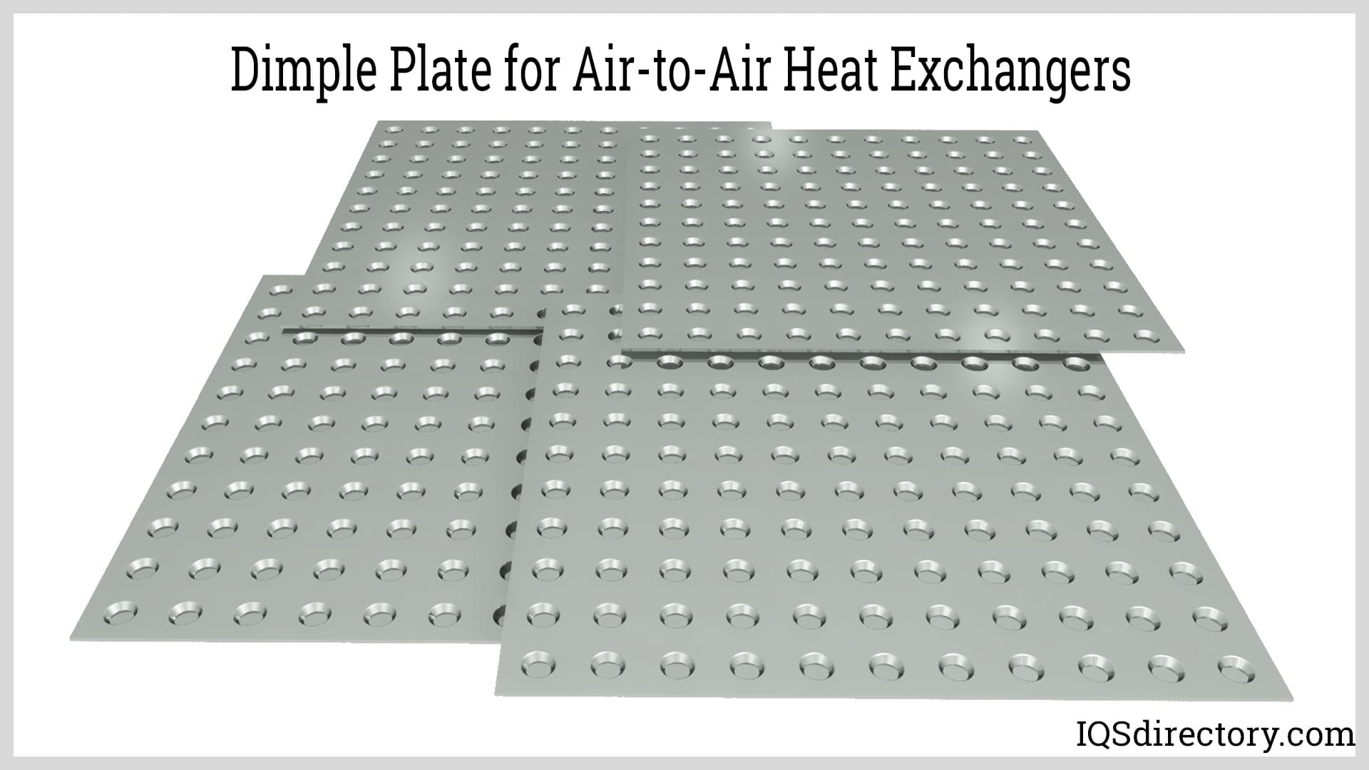 Dimple Plate for Air-to-Air Heat Exchangers