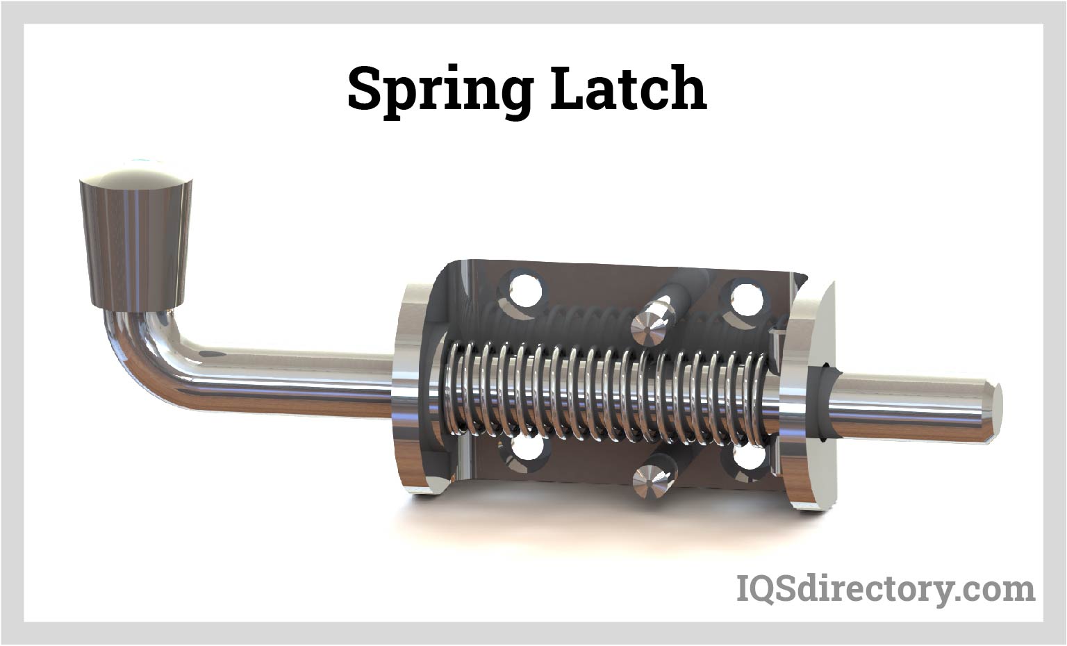 Spring Loaded Flush Mount Cabinet Lock with Two Keys Keyed-alike