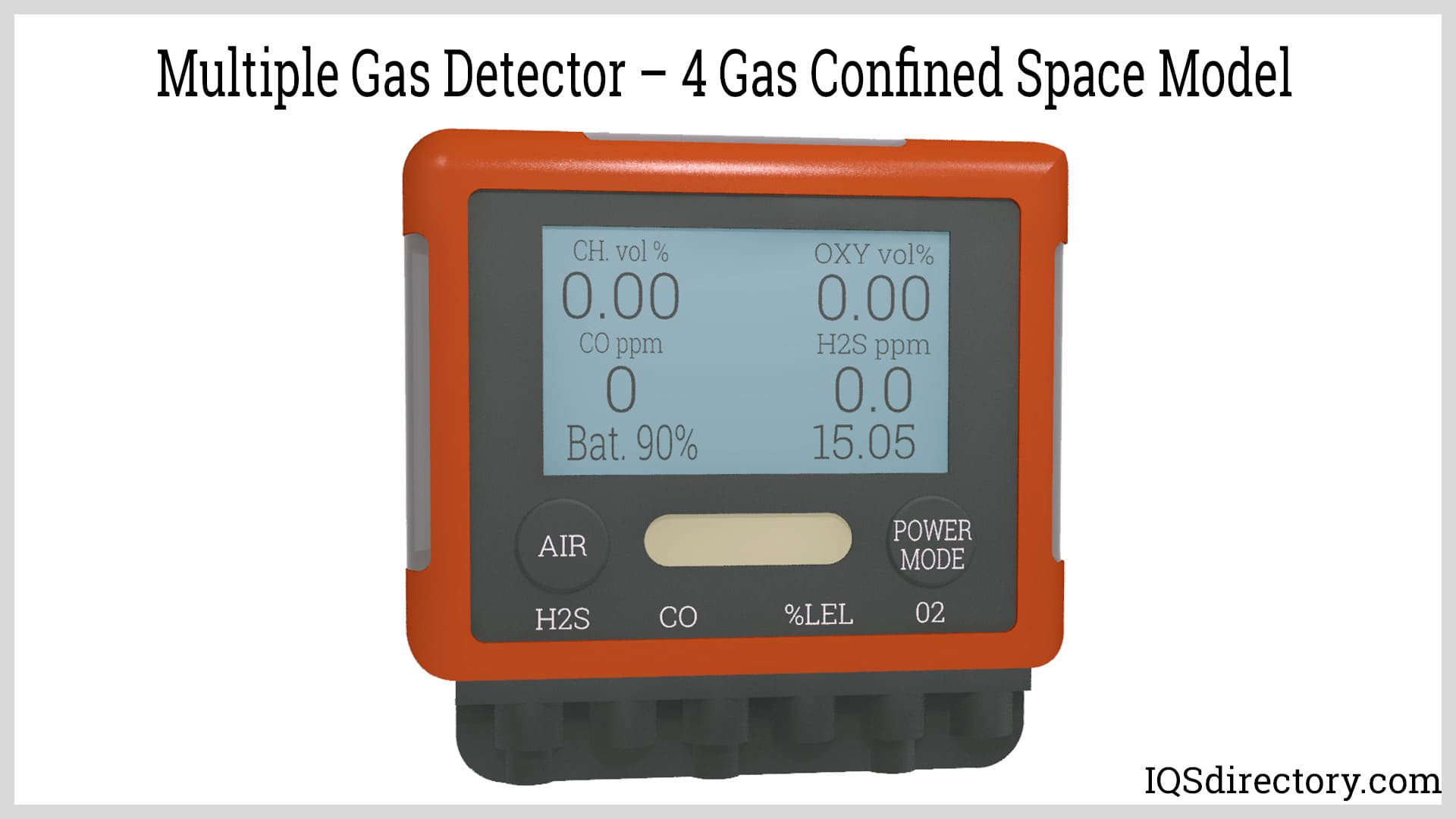 Multiple Gas Detector – 4 Gas Confined Space Model