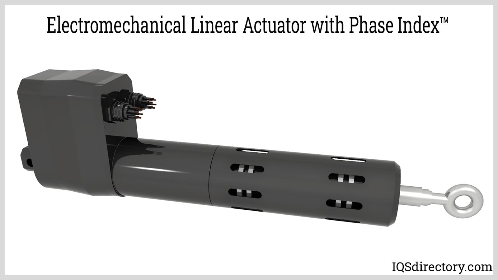 Electromechanical Linear Actuator with Phase Index