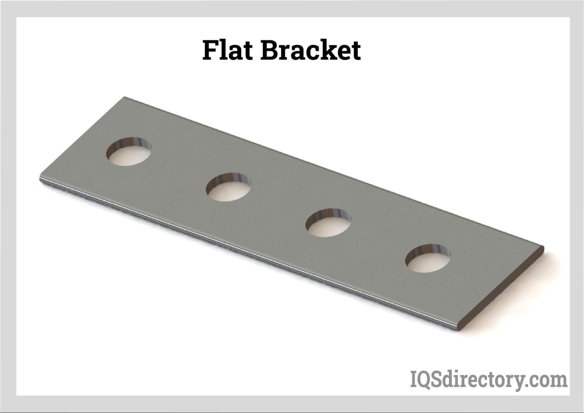flat metal bracket