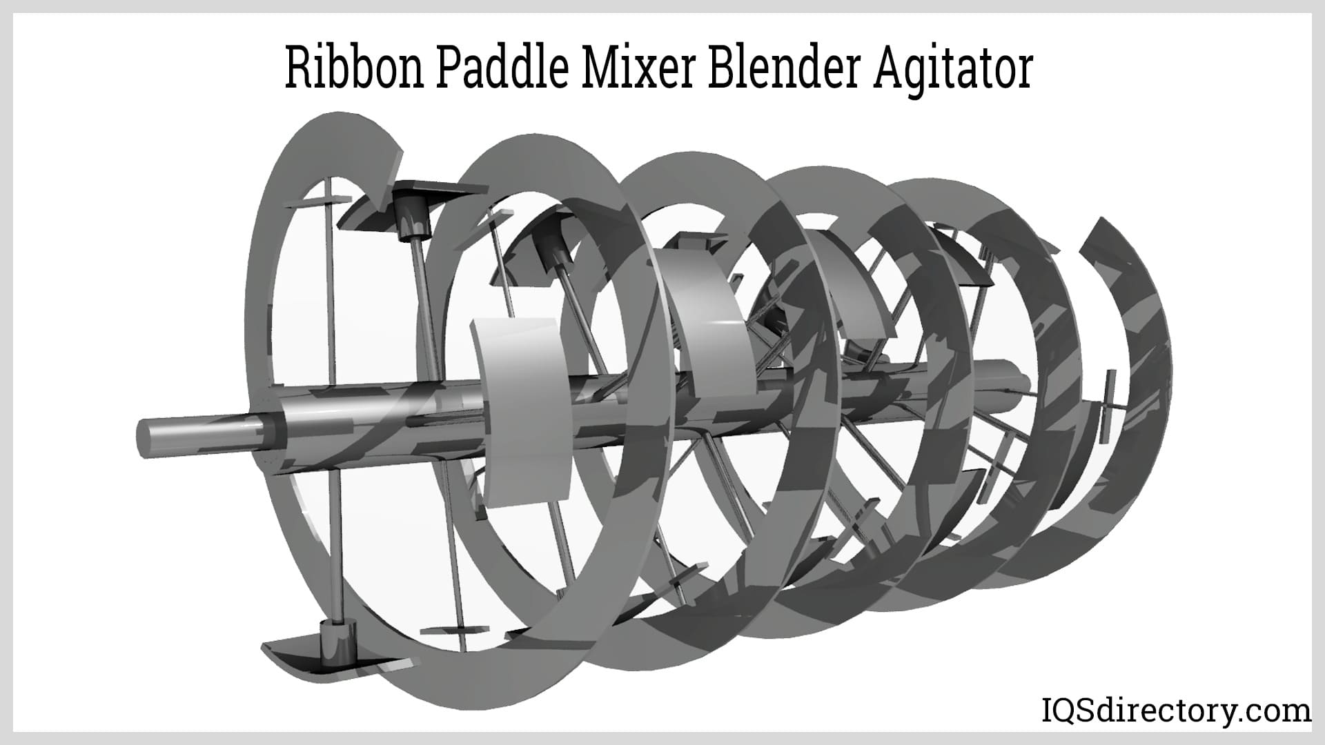 Ribbon Paddle Mixer Blender Agitator