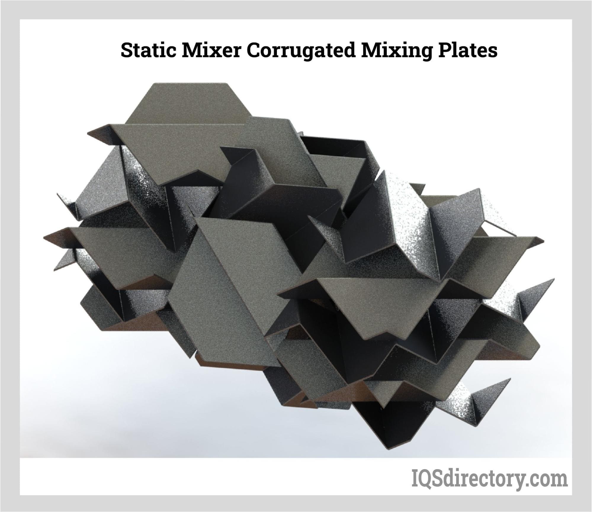 Static Mixer Corrugated Mixing Plates