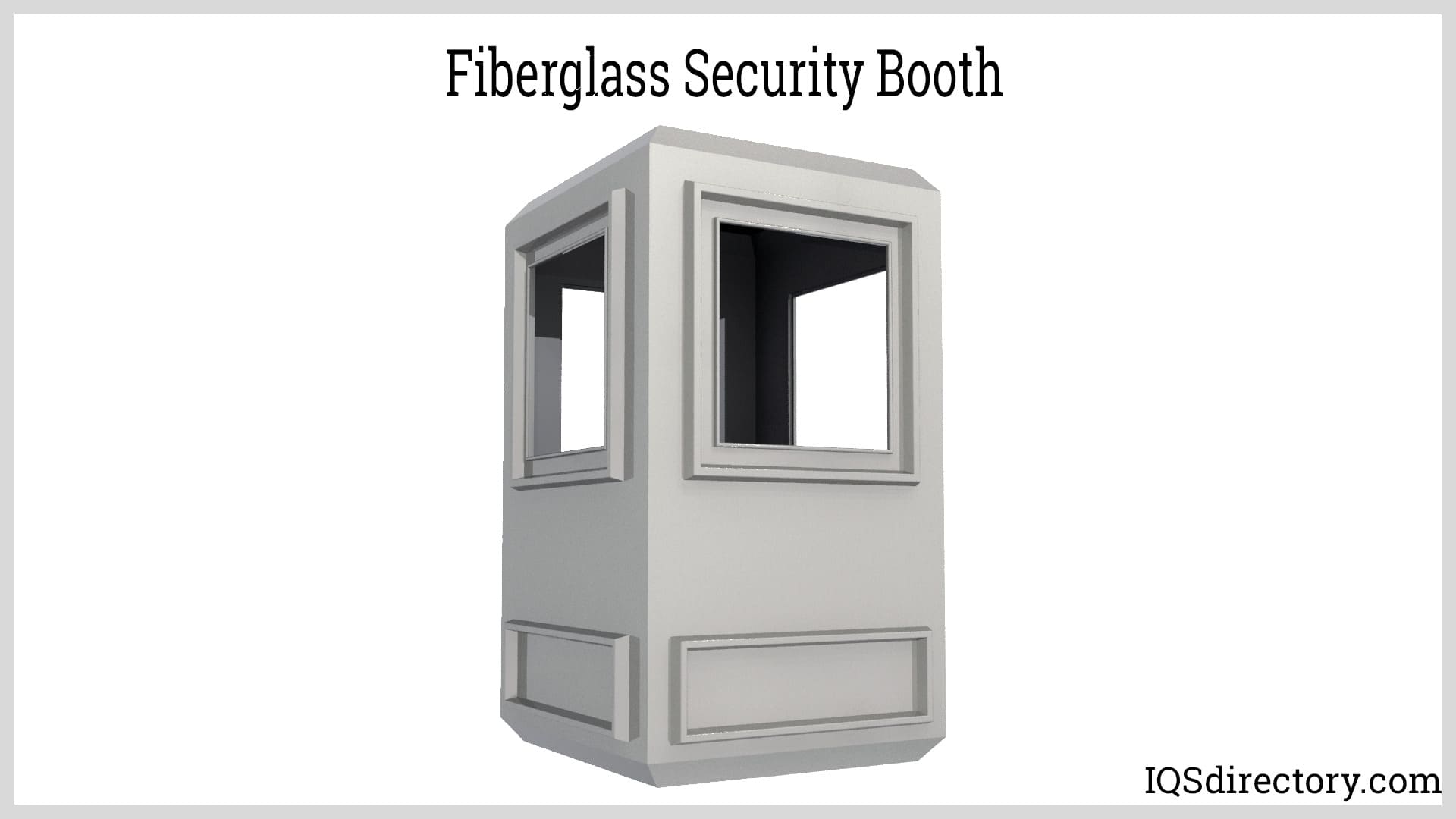 Fiberglass Security Booth