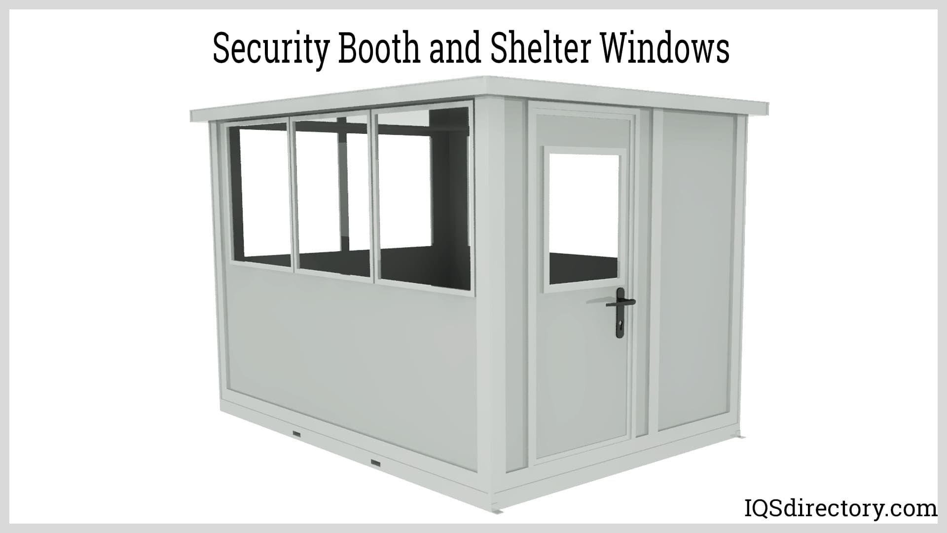 Security Booth and Shelter Windows