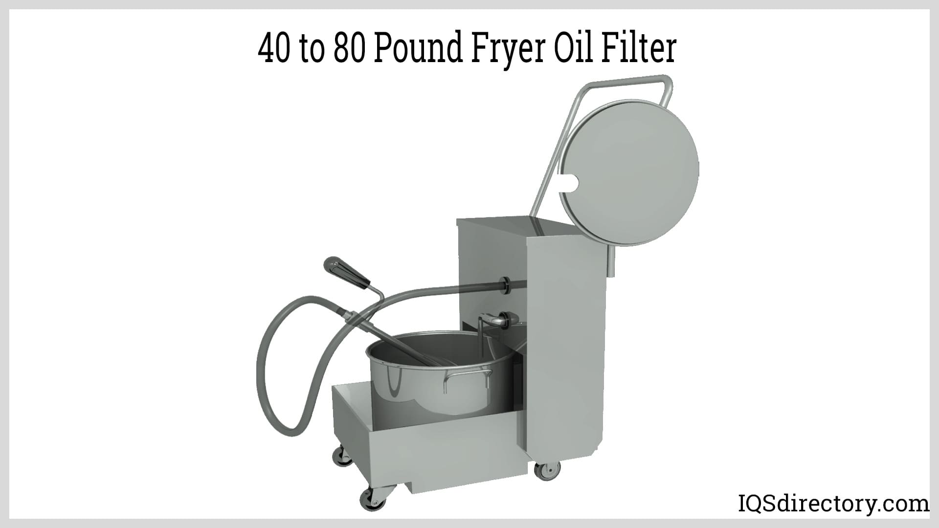 40 to 80 Pound Fryer Oil Filter