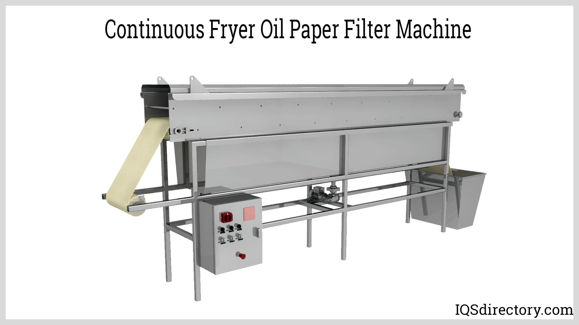 Continuous Fryer Oil Paper Filter Machine