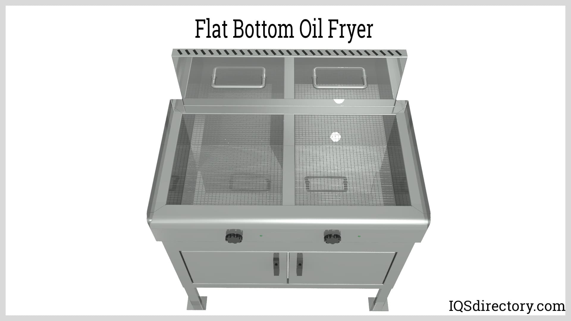 Flat Bottom Oil Fryer