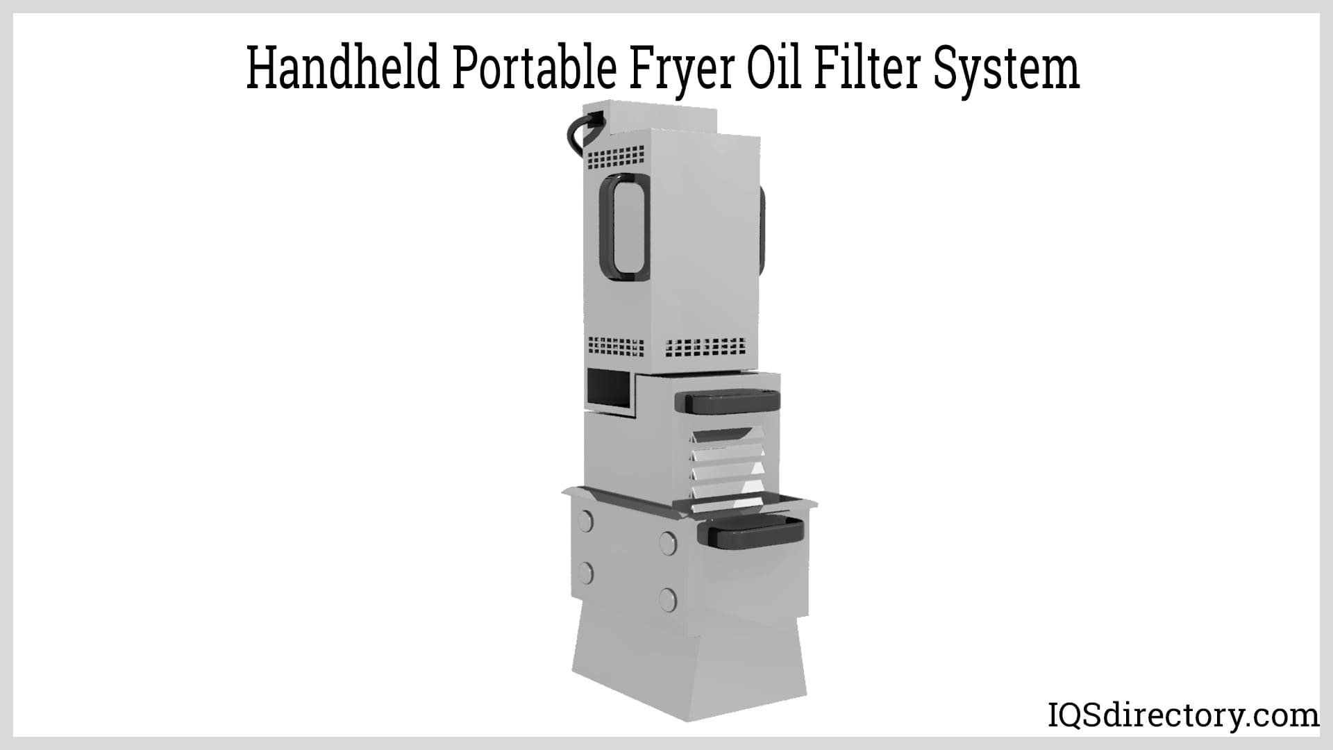 Handheld Portable Fryer Oil Filter System