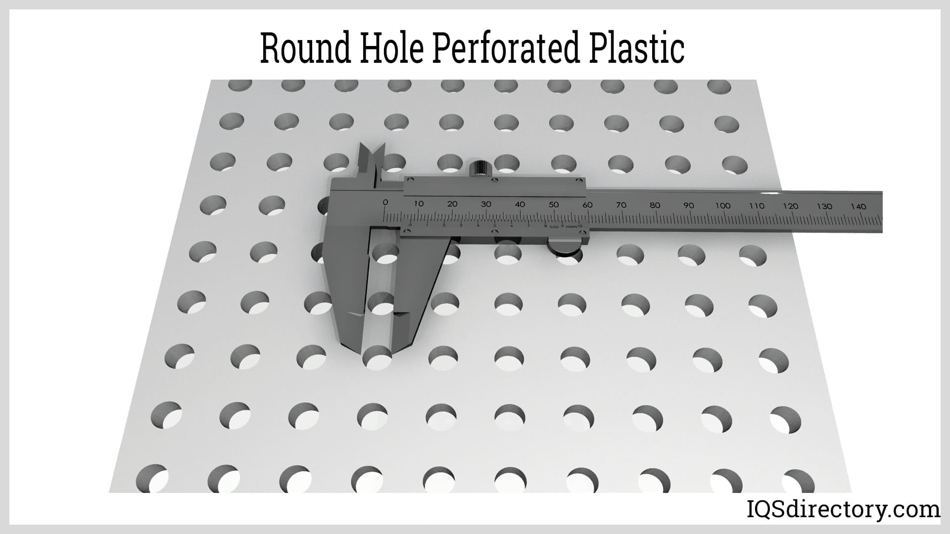 Round Hole Perforated Plastic