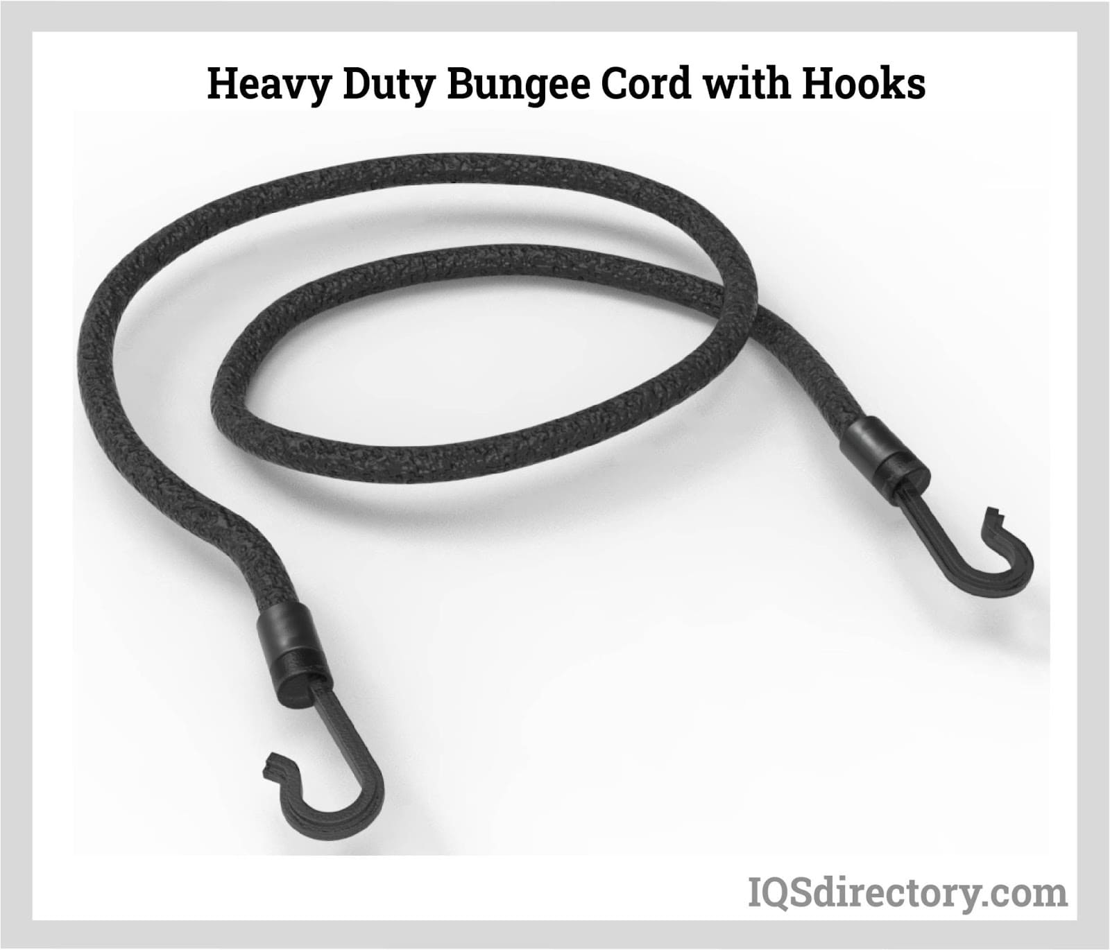 Heavy Duty Bungee Straps with Hooks, Adjustable Cords, Flat Rubber