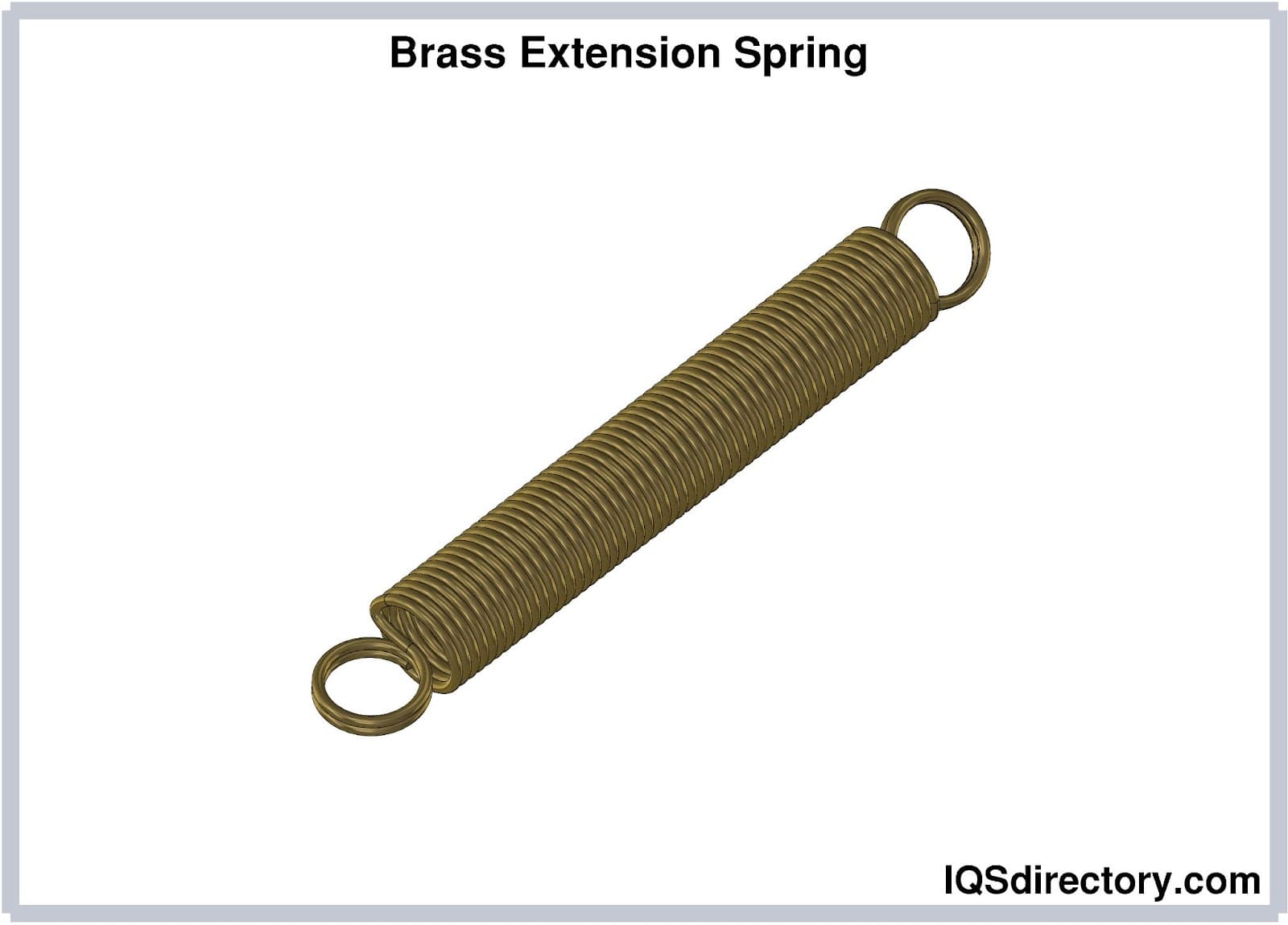 Brass Extension Spring