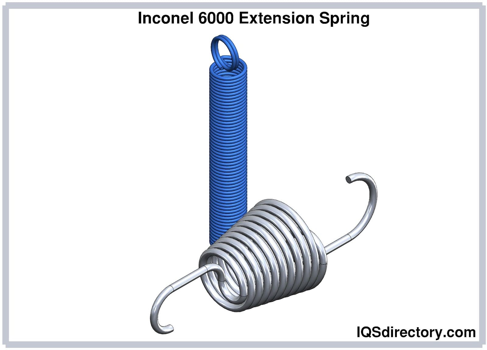 Inconel 6000 Extension Spring