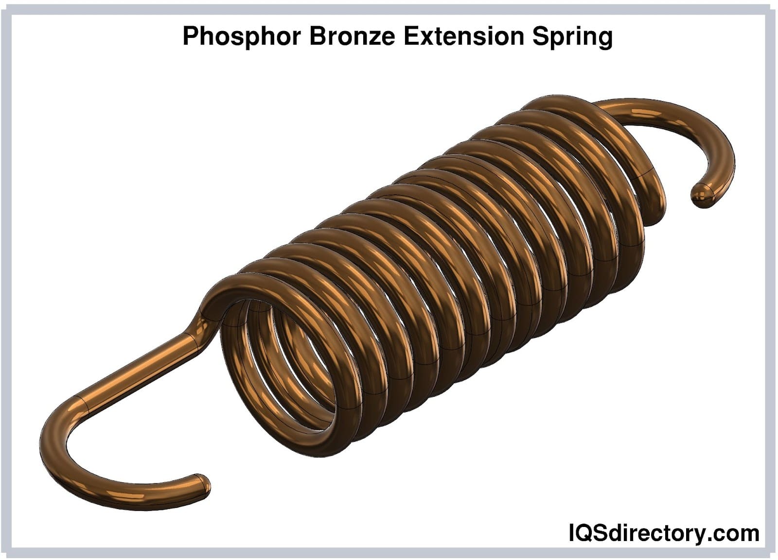 Phosphor Bronze Extension Spring