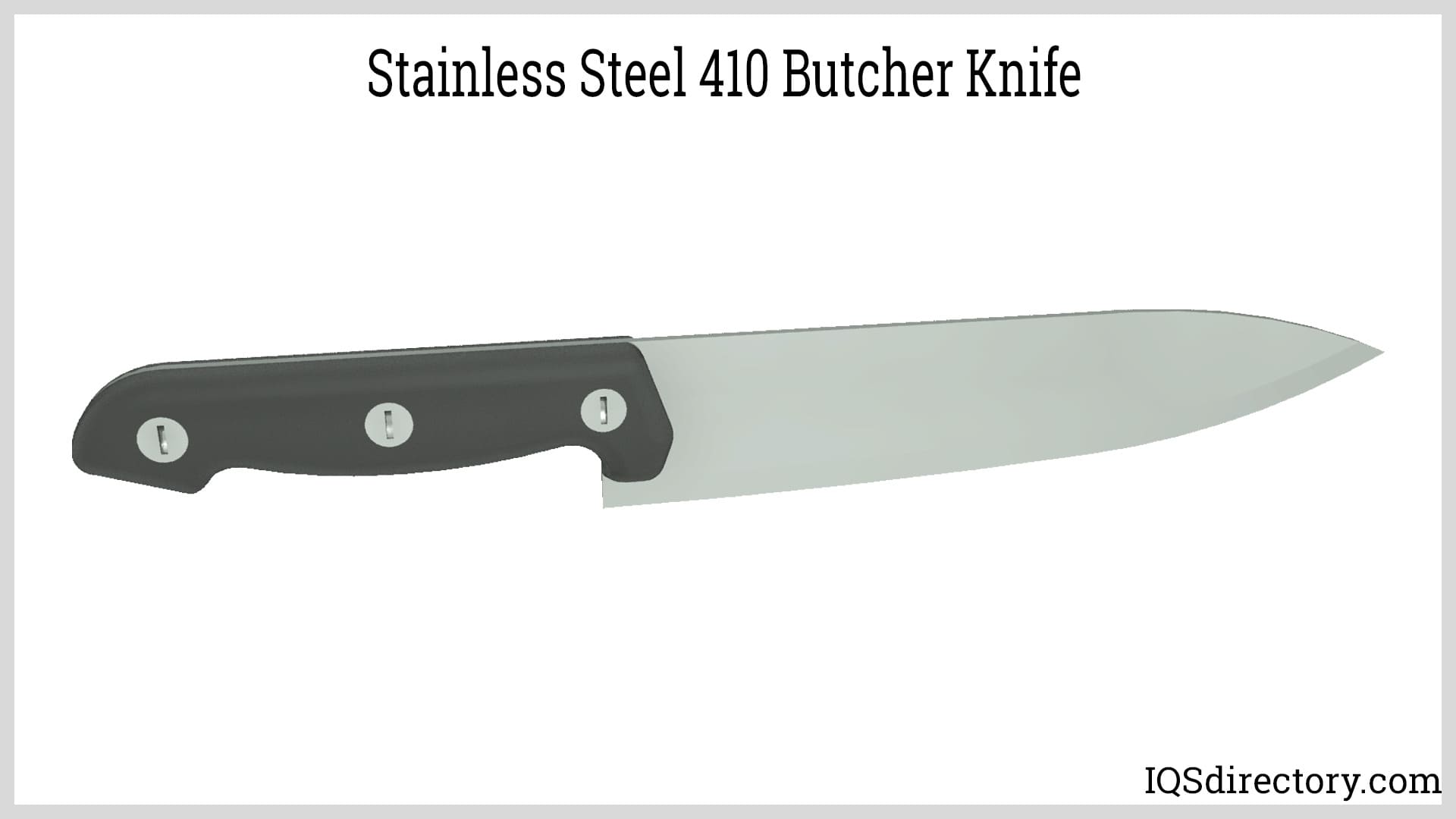 Stainless Steel 410 Butcher Knife