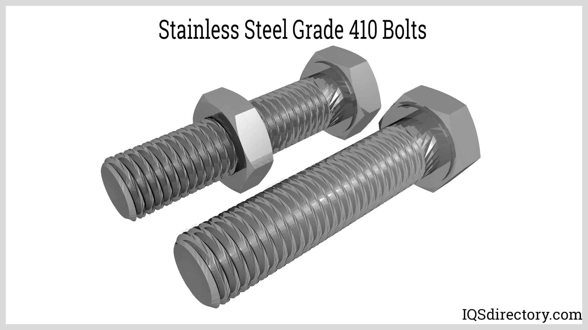 Stainless Steel Grade 410 Bolts