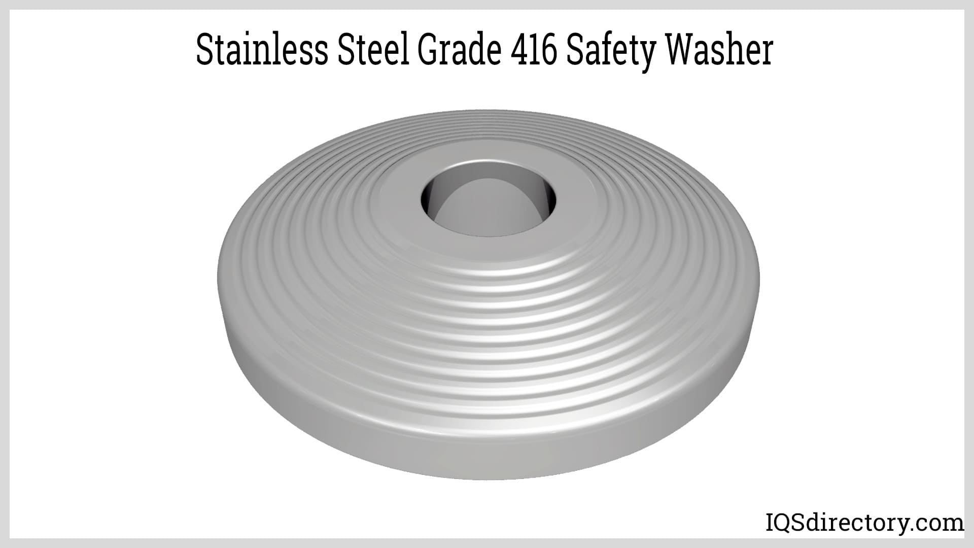 Stainless Steel Grade 416 Safety Washer